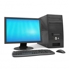 Плакат "Мощный пк" - Название